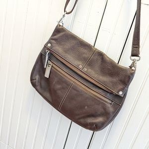 Tignanello crossbody leather purse